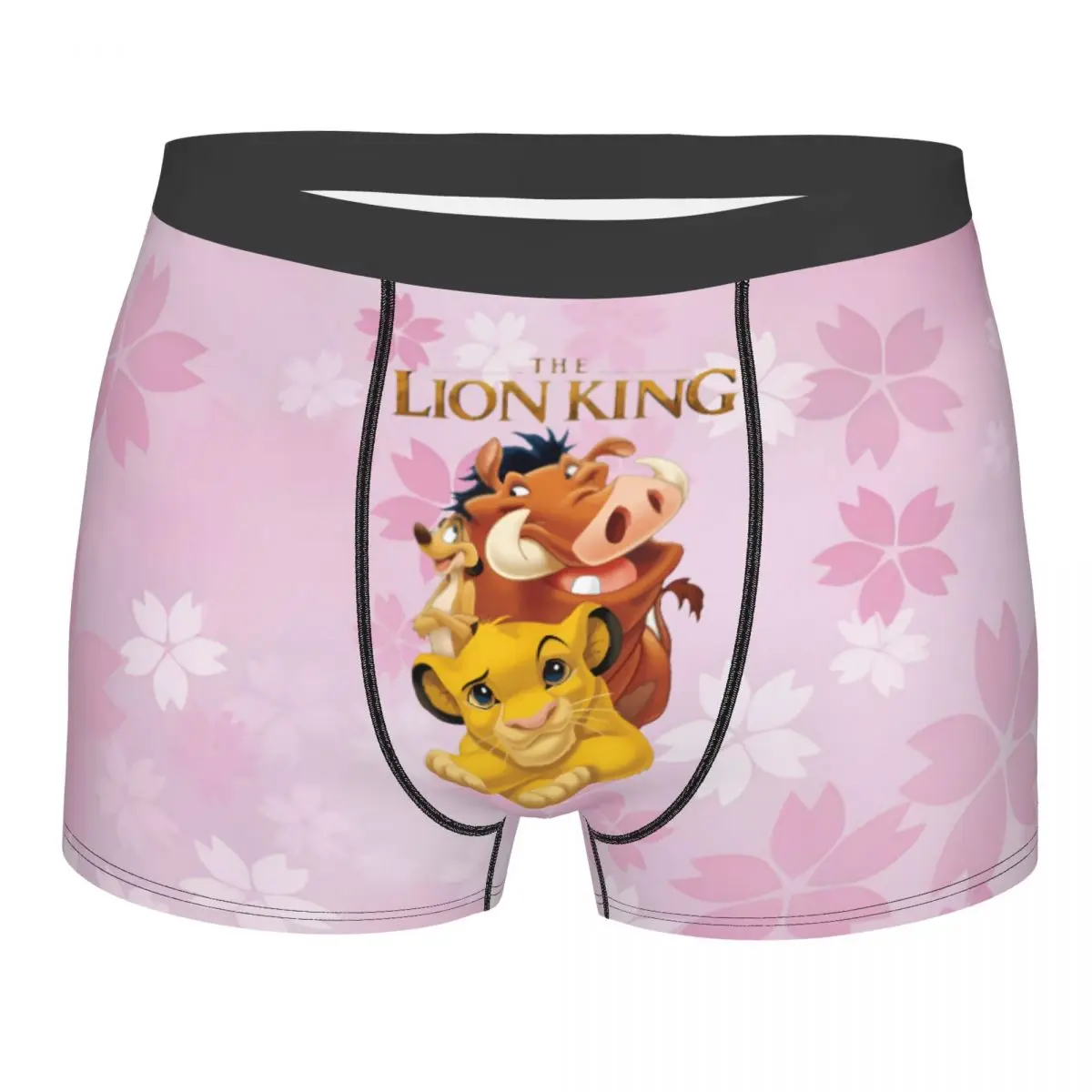 

Custom Male Fashion Cartoon The Lion King Men Underwear Boxer Briefs Stretch Shorts Panties Underpants