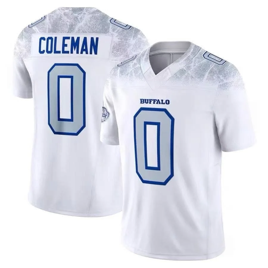 Männer Buffalo Bills # 17 Josh Allen Trikot Weiß V-Ausschnitt Name Nummer Kurzarm Sporttrikot für Fans Familienoutfit – Detail 12