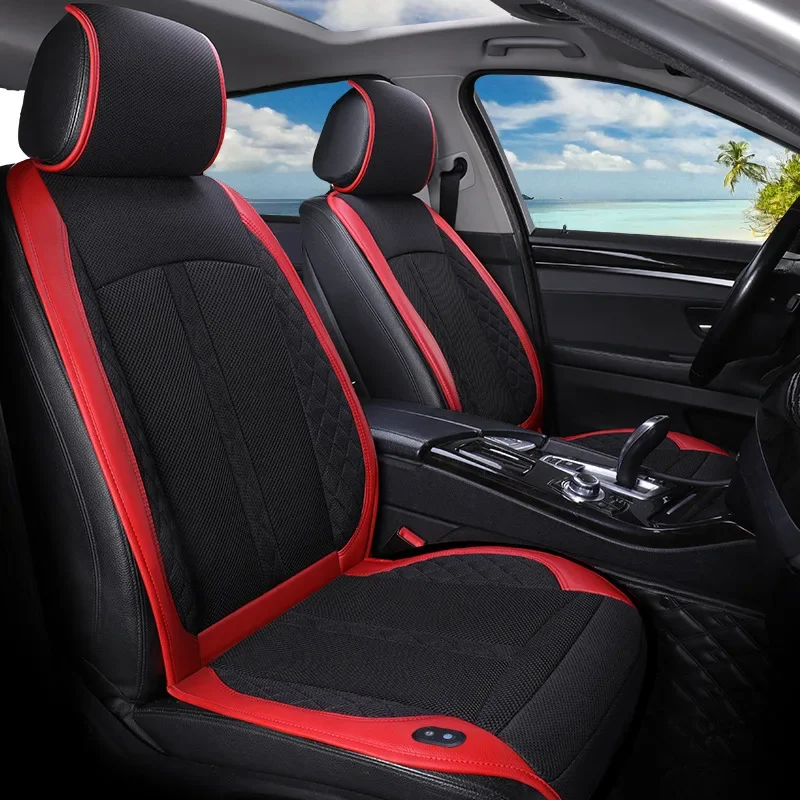 

Сиденья с кондиционером, универсальный чехол для вентиляции автомобильных сидений, выдувной автомобиль, летняя крутая подушка для автомобильных сидений, дышащие автомобильные чехлы