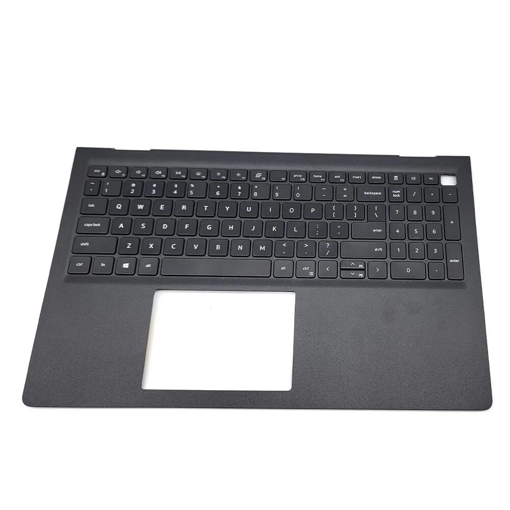 Nuevo para Dell Inspiron 15 3510 3511 3515 3520 3521 3525 054WVM 0HRHC5 Cubierta Superior Original del Palmrest con Reemplazo de Teclado Estadounidense