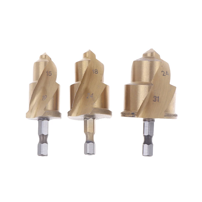 Nieuwe Zeshoekige Handgreep Ppr Hijsboor, Waterpijp Houtbewerkingsruimer, Chamferer, Stapboor 20/25/32Mm, Handgereedschap Draadloos