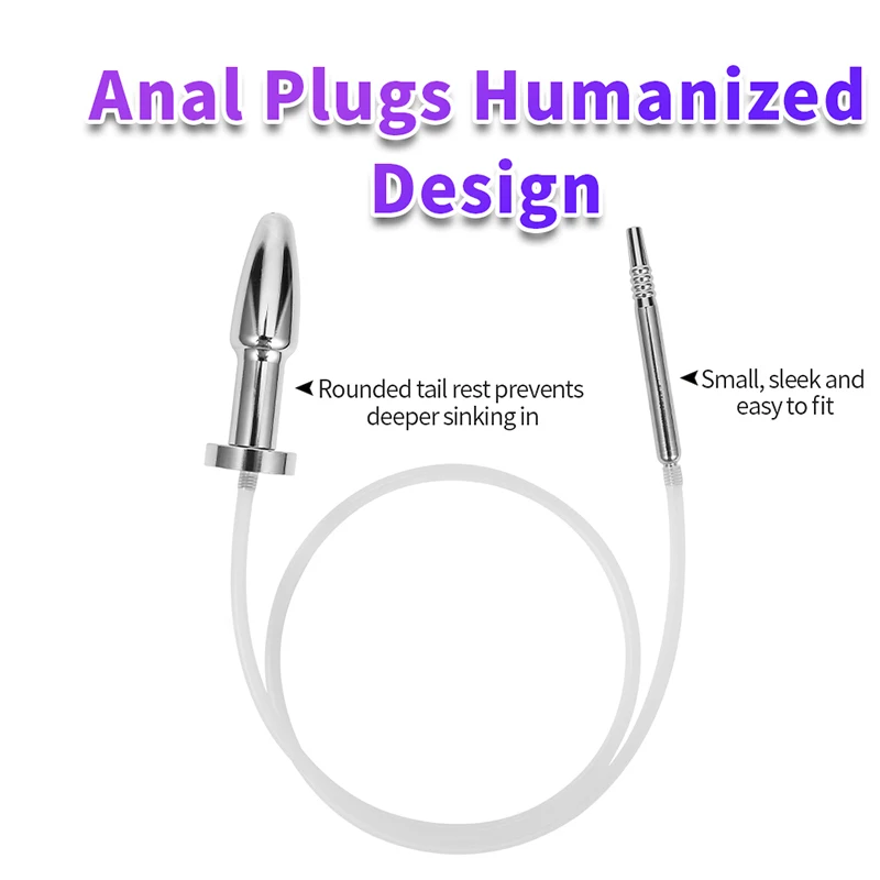 SM Horse Eye Stick Urethal Sounding Connect Metal Anal Butt Plug Sex Toy for Men masturbation Sex Toy Urethra Dilator Penis Plug