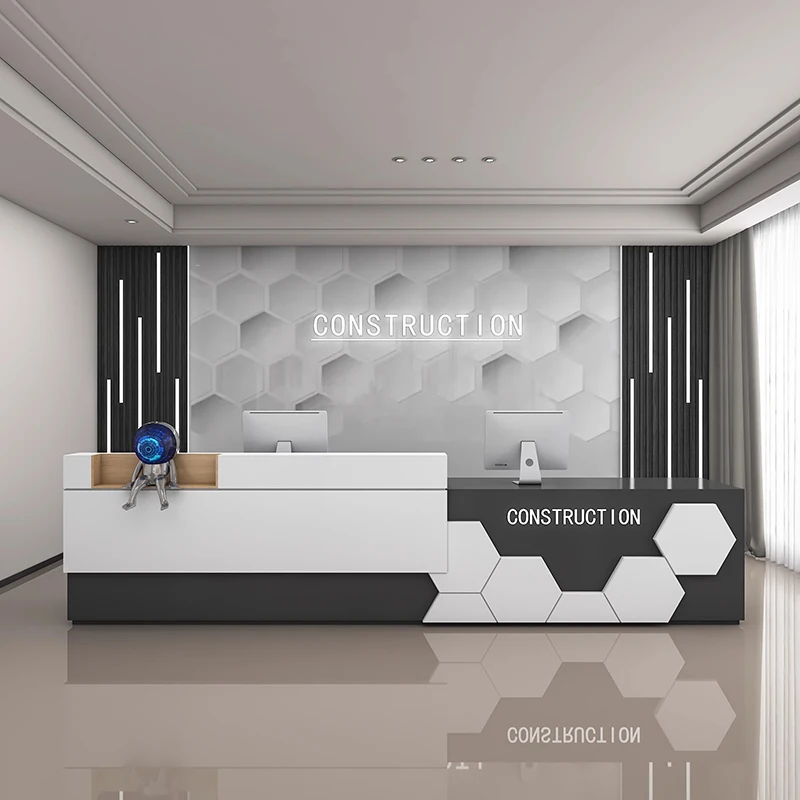 

Wood Modern Reception Desks Cheap Design Storage Classic Drawer Reception Desks White Modern Empfangs Tresen Office Furniture