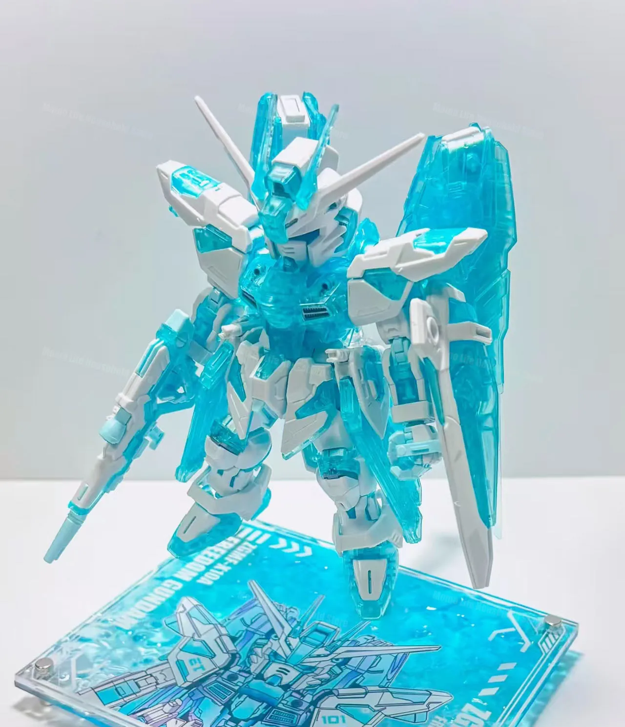 GAOGAO MGSD STTS-909 montée liberté glace bleu assemblage modèles Kits en plastique squelette Anime figurine Robot en plastique modèle jouets