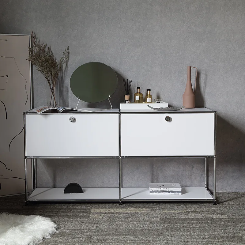 Middeleeuwse modulecombinatiekast, roestvrijstalen modulecombinatiekast