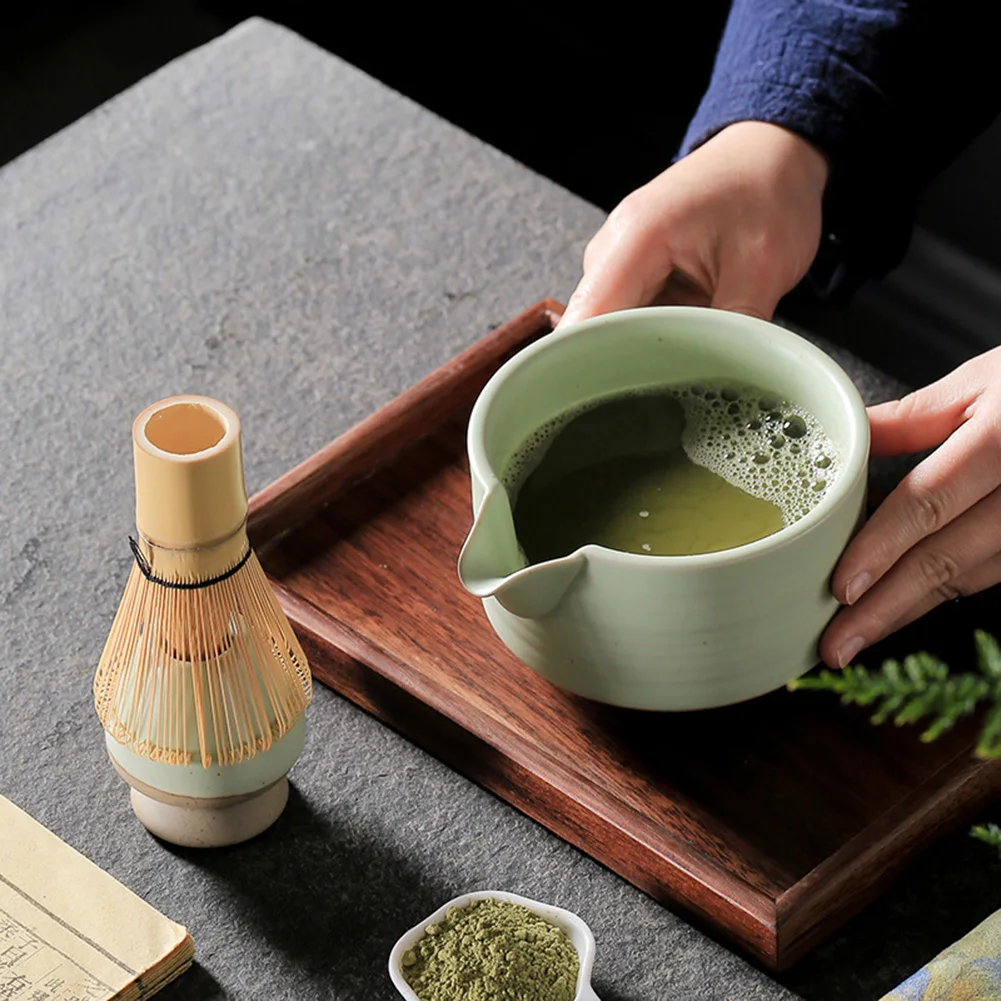 

Traditional Ceramic Tea Matcha Bowl Durable Handmade Green Tea Maker Cup for Japanese Matcha Preparation Kitchen Supplies