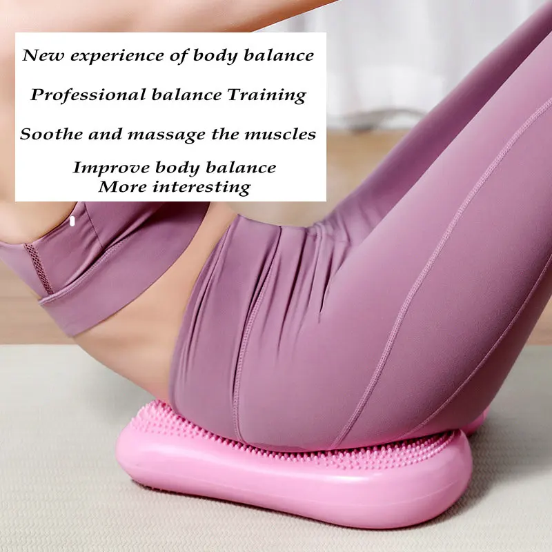 Rocking Pad Massage Dots Foot Yoga Inflatable Stepper Weight Loss Waist Female Fitness Balance Board Body Building Shaping Home