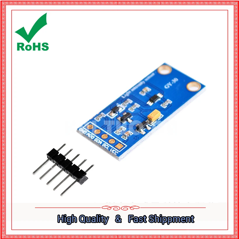 GY-30 Digital Light Intensity Module Light Sensor Module BH1750FVI Send Code Board