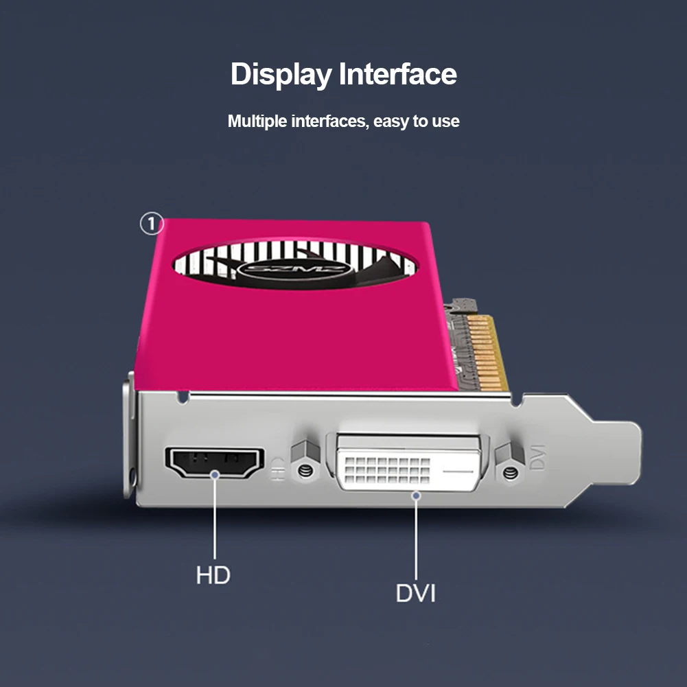 ビデオコンピューターグラフィックスカード,993MHz (gt740),ロープロファイル,16x,ddr5,HDMI互換インターフェイス
