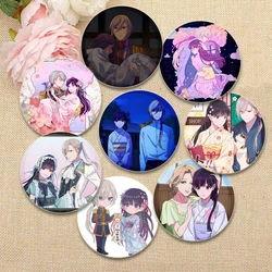 Cute Style Cartoon Badge My Happy Marriage Brooches on Backpack Clothes Handmade Round Enamel Pins for Jewelry Gift Accessory