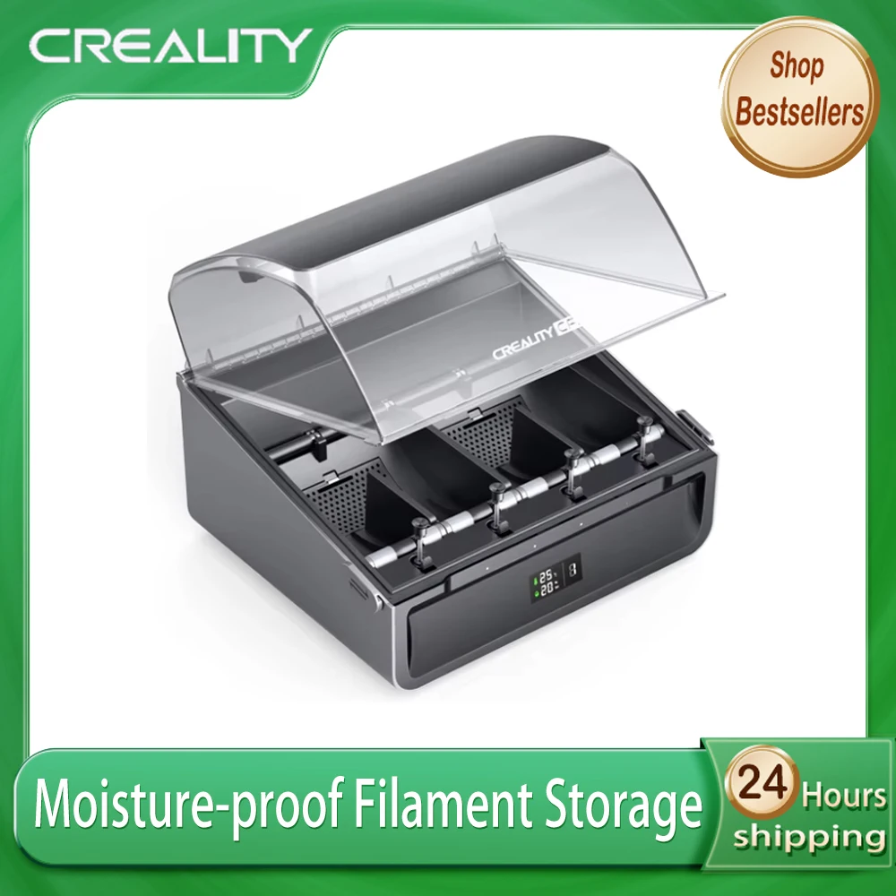 

CREALITY K2 PLUS CFS 4X Multi-Color Printing Add-On Kit Filament System Compatible Creality Hi 3D Printer Filament Dry Box
