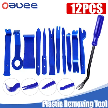 Auto door clip panel trim removal tools set navigation blades disassembly plastic car interior seesaw conversion repair tool