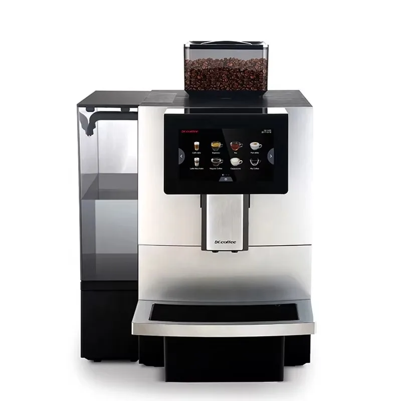 F11 Big One Touch Fully Automatic Espresso Coffee Machine Built-in Grinder For Home Office Cafe Business Use