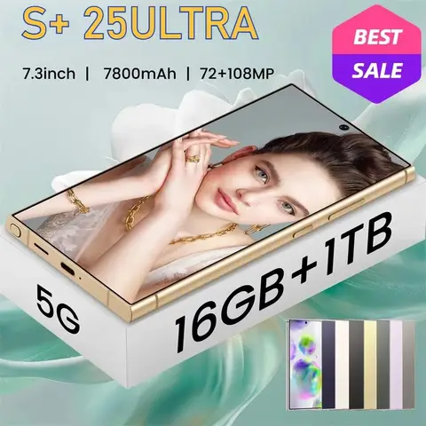 Funda para teléfonos móviles S25 Ultra Original 5G Dual SIM Smartphone 7,3 pulgadas Andriod 14 teléfonos móviles 7800mAh versión Global teléfono móvil