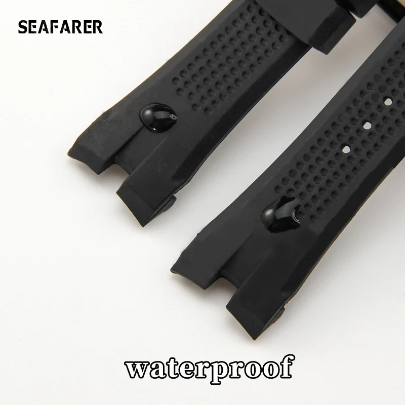 For Citizen Silicone Watch Strap Aw1475 1476 1615 Ca4154 Notch Rubber Watch Chain Male 24M