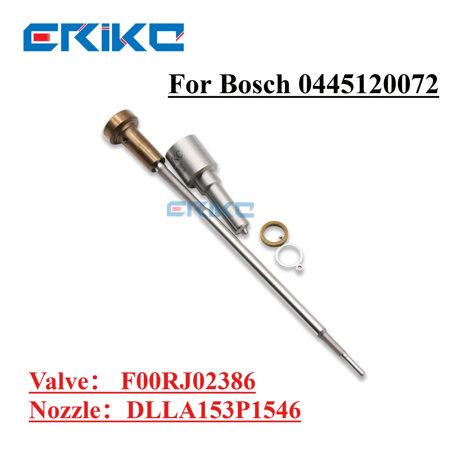 Auto Engine Kit Nozzle DLLA153P1546 Common Rail Nozzle 0433171954 Valve F00RJ02386 Needle Injector for Bosch 0445120072