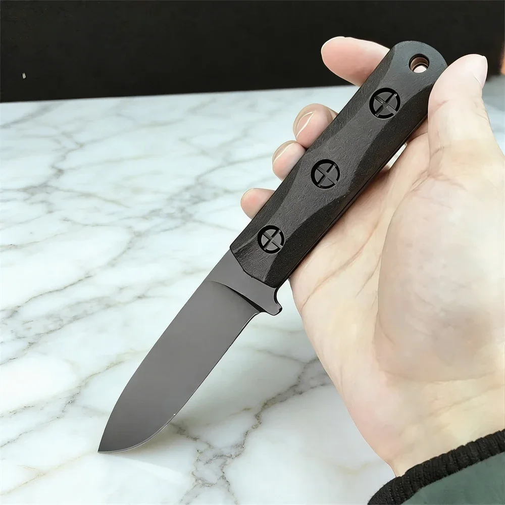 Portable EK51 Outdoor Fixed Blade Knife Nylon Fiberglass Handle Equipped with Sheath, Daily Carry EDC Tool for Camping Hiking view 3