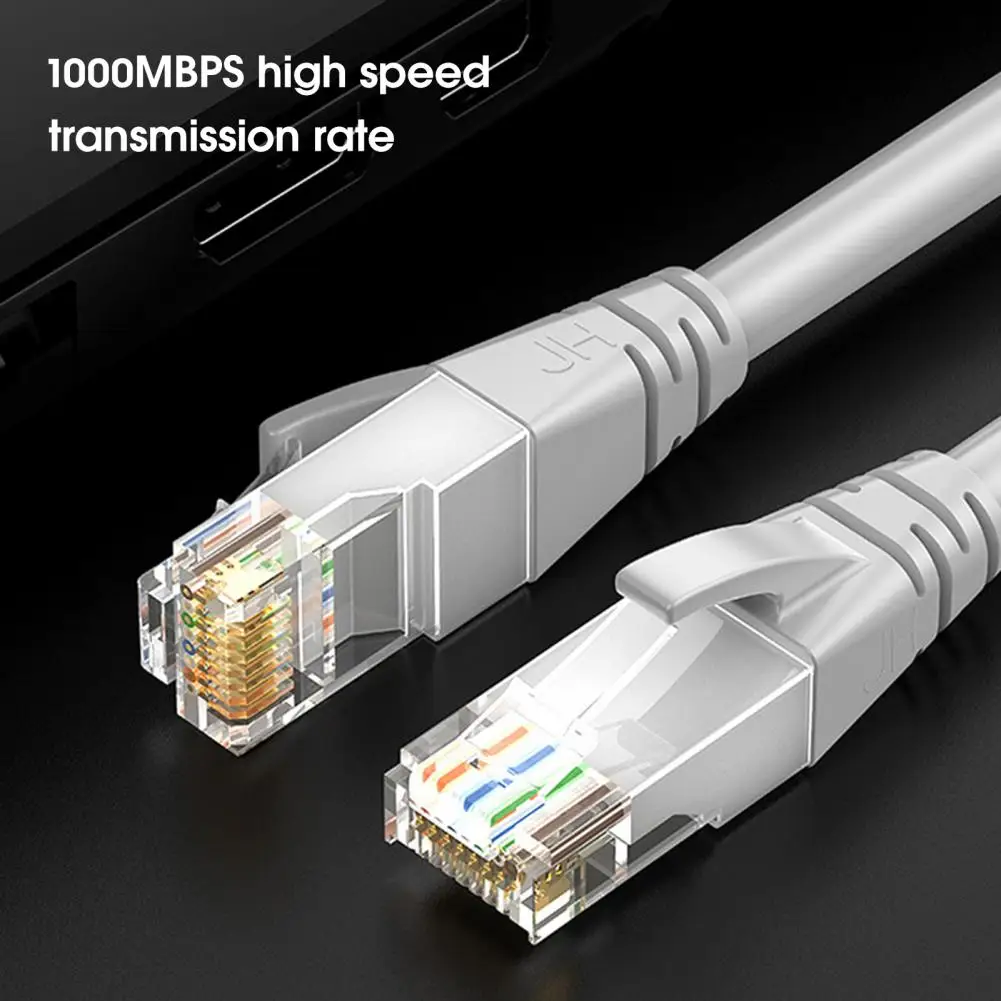 CAT6 Ethernet Cable Flame Retardant High Speed 1000Mbps RJ45 LAN Network Cable Patch Cord for Router