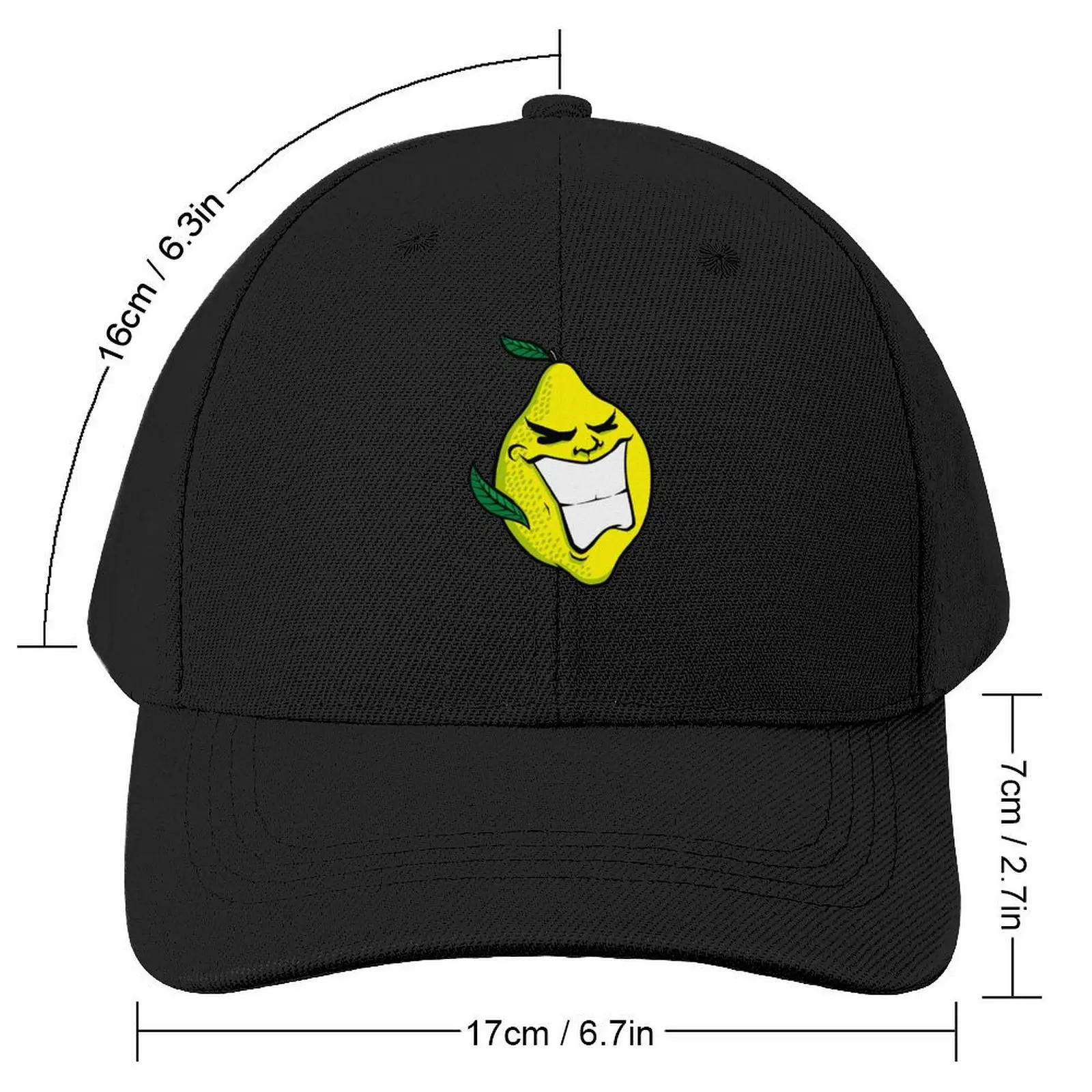 Hooch Lemon logo Baseball Cap Fashion Beach Streetwear Women's Beach Men's