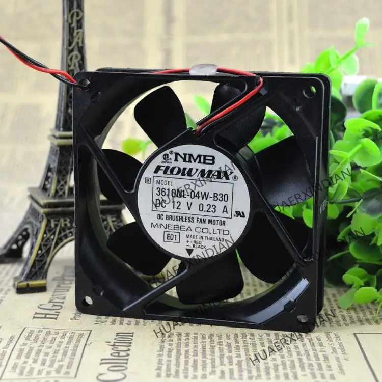 جديد 3610NL-04W-B30 12V 0.23A 9025 9 سنتيمتر 2 التبريد مروحة الجمعية عدة