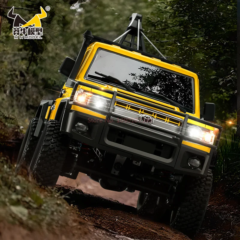 Modèle MN MN82, voiture d'escalade RC à grande échelle, camionnette LC79 de sauvetage, voiture télécommandée, modèle de grue, camion 4WD