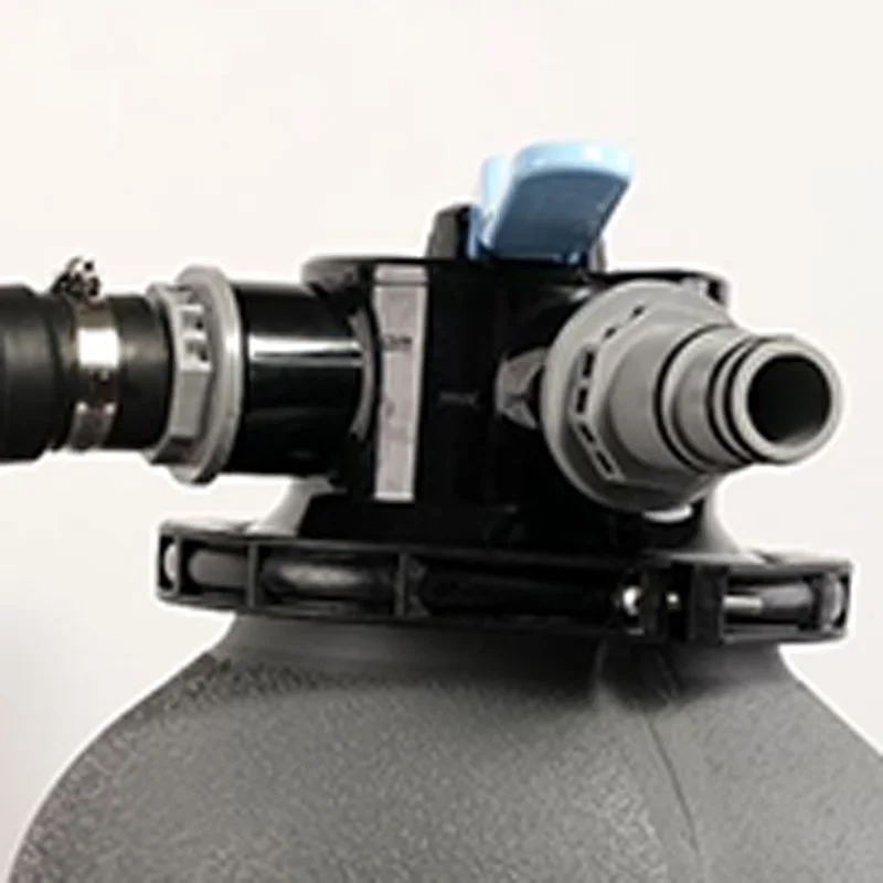 12인치 상단 장착 플라스틱 모래 필터 (0.33HP 펌프, 스트레이너 및 32/38mm 연결 포함, 4단계 밸브 포함)