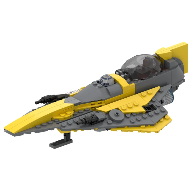 

235 шт. MOC Anakin Starfighter строительные блоки развивающие DIY образовательные творческие сборки игрушки на день рождения для детей
