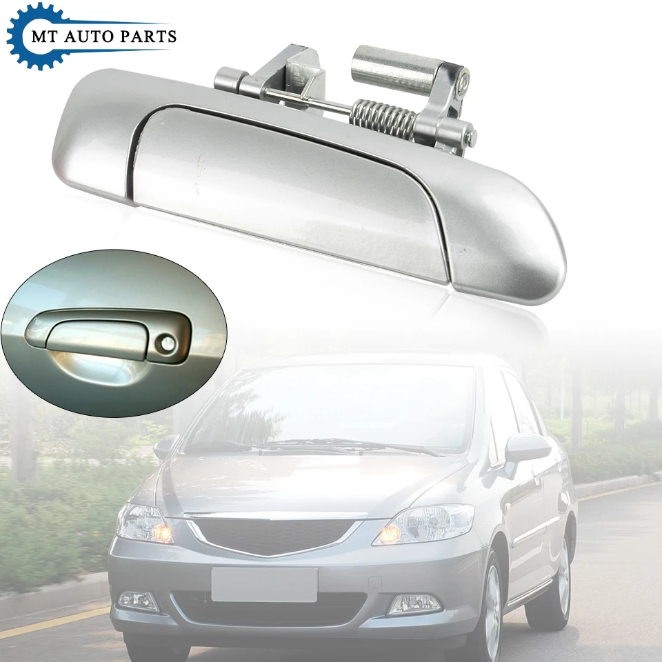 MTAP For HONDA CITY 2007 2008 GD6 GD8 JAZZ GD1 GD3 2004-2008 Exterior Parts Car Accessories Outer Door Handle Silver Color