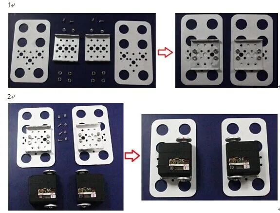 Feetech 15Kg Servo Didukung Biped Robot Humanoid Hexapod Senam AI Robot Elektronik DIY Mainan