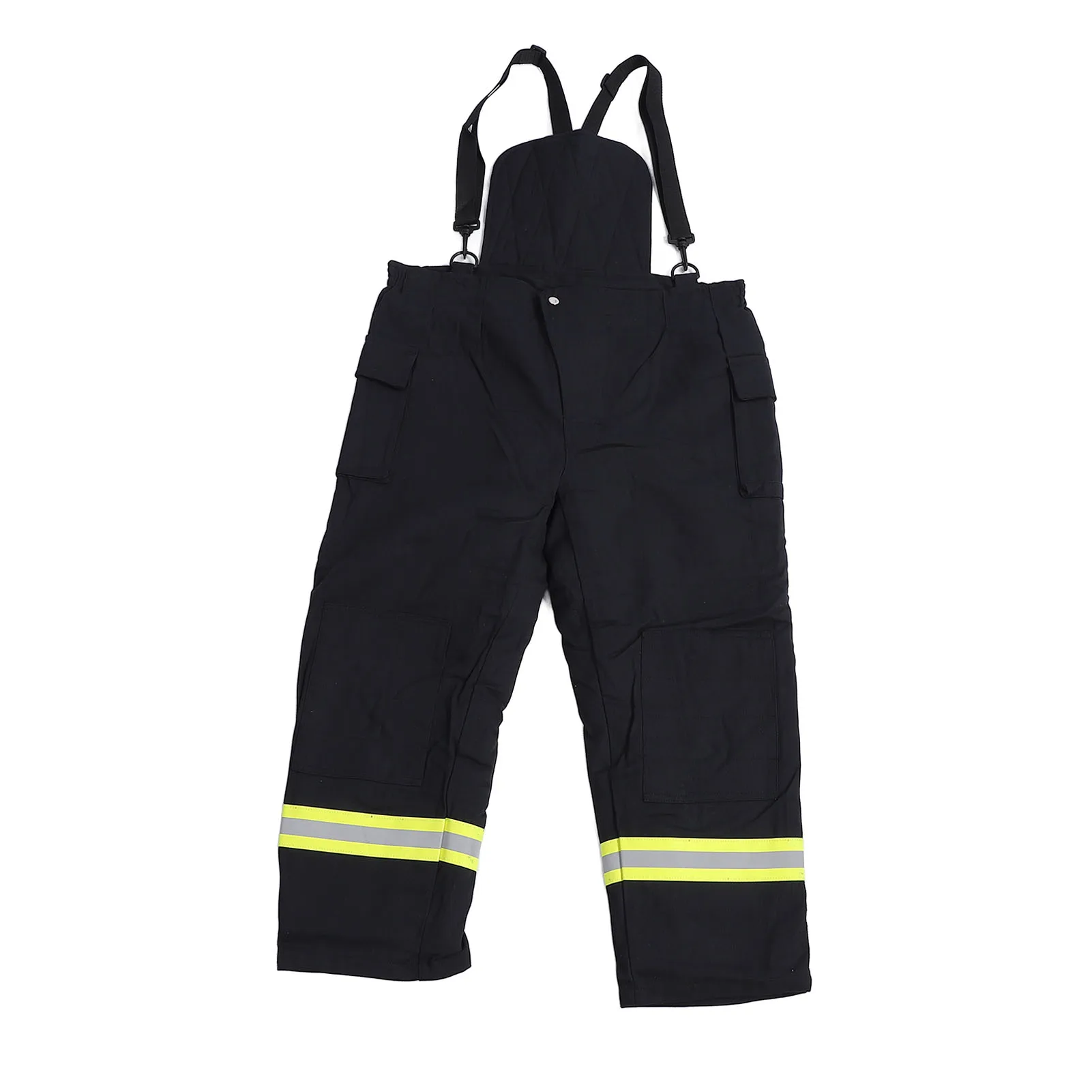 Fire Resistant Safety Suit 4 Layer Heat Insulation Jacket and Pants with High Visibility Reflective Strip Reflective Safety Suit