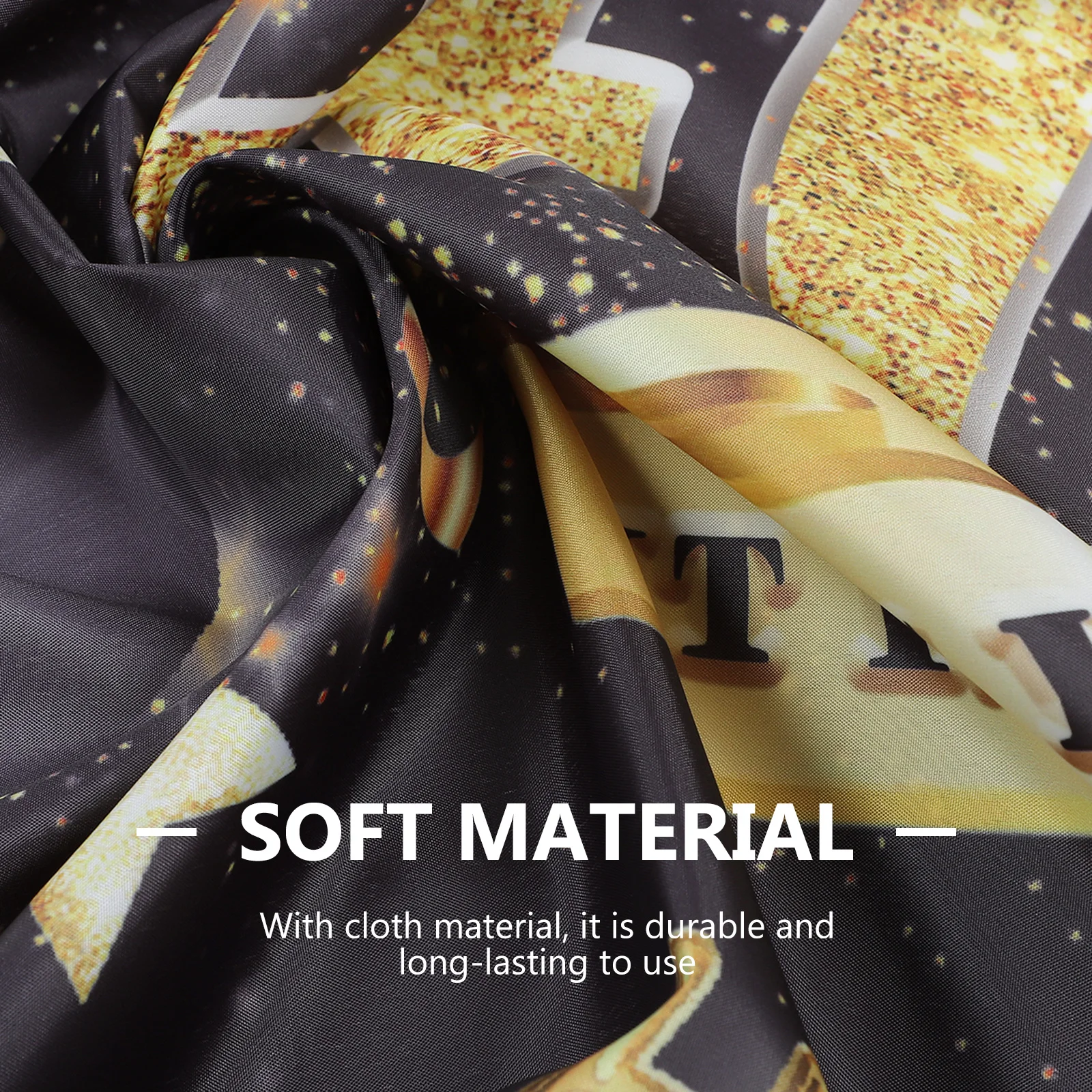 

40Th Birthday Background Cloth Photo Booth Decorative Backdrop Lightweight Non-Fading Birthday Party Decoration for Home Events