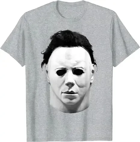 Michael Myers T Shirt Men Fashion T-shirt Cotton Tshirt Kids Hip Hop Tops Tees Vintage Tshirt Boy Tees Halloween Tshirt Unisex