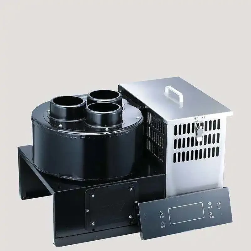 Restaurante coreano comercial, parrilla eléctrica sin humo para barbacoa, olla caliente, purificador sin humo en la mesa para restaurante Hot Pot