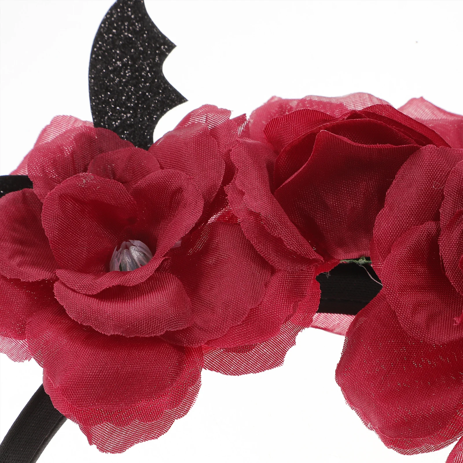 

Rose Band Halloween Headpiece For Party Costume Festival Masquerade Wear Rose Hair Hoop Flower Headdress Hair Accessories