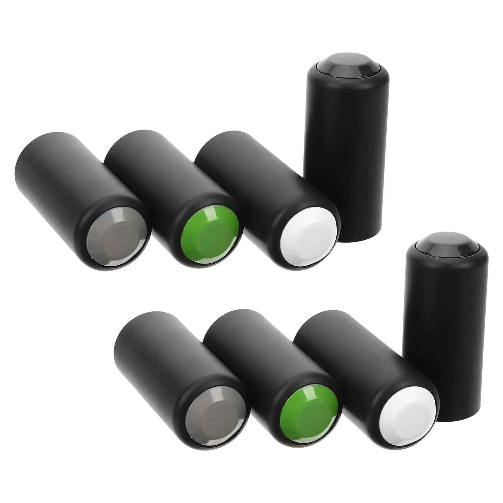 8Pcs Wireless Microphone Battery Cover Protective Sleeve Anti-Drop Mic Tail Shell for Karaoke Performance