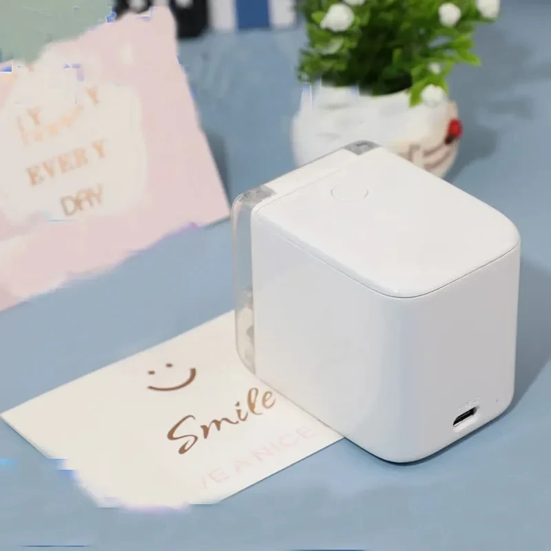 2026 Mini Handheld Color Inkjet Printer Portable WiFi Wireless Mobile Custom Pattern Printing Device