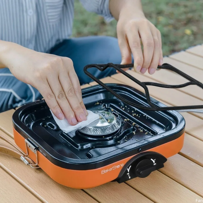 Cass kompor barbekyu, Set ketel listrik portabel untuk dapur, kompor cangkang api luar ruangan, kompor Gas untuk dapur