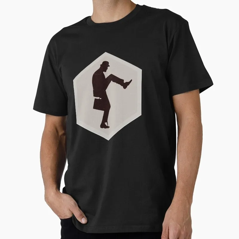 Ministry Of Silly Walks Funny Monty Python Gift T-shirt Short Sleeve Tee British Comedy Graphic clothes US size Tops S-6XL