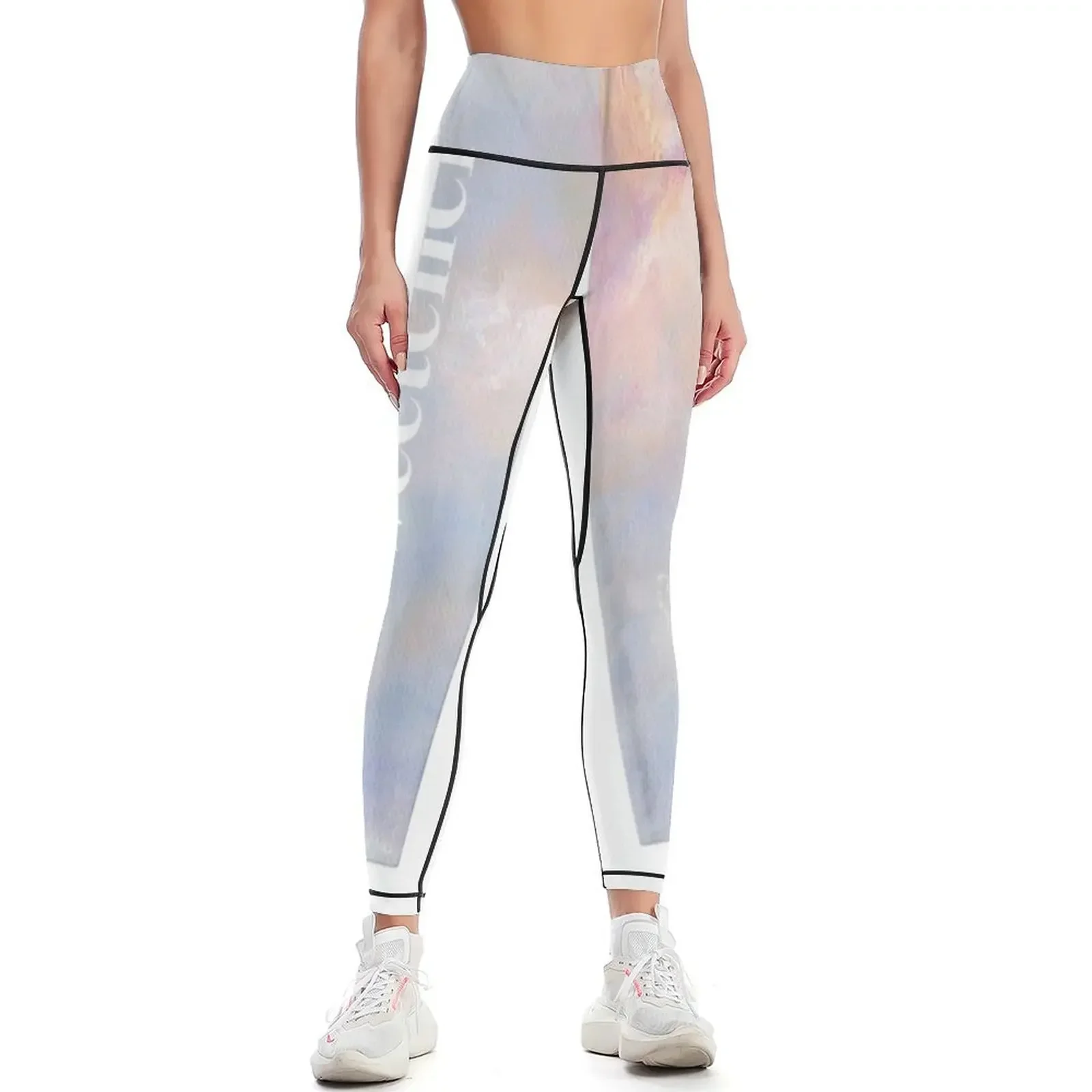 

sweet pastel tie dye Leggings Women's sports pants Clothing fitness harem pants sporty woman push up Womens Leggings