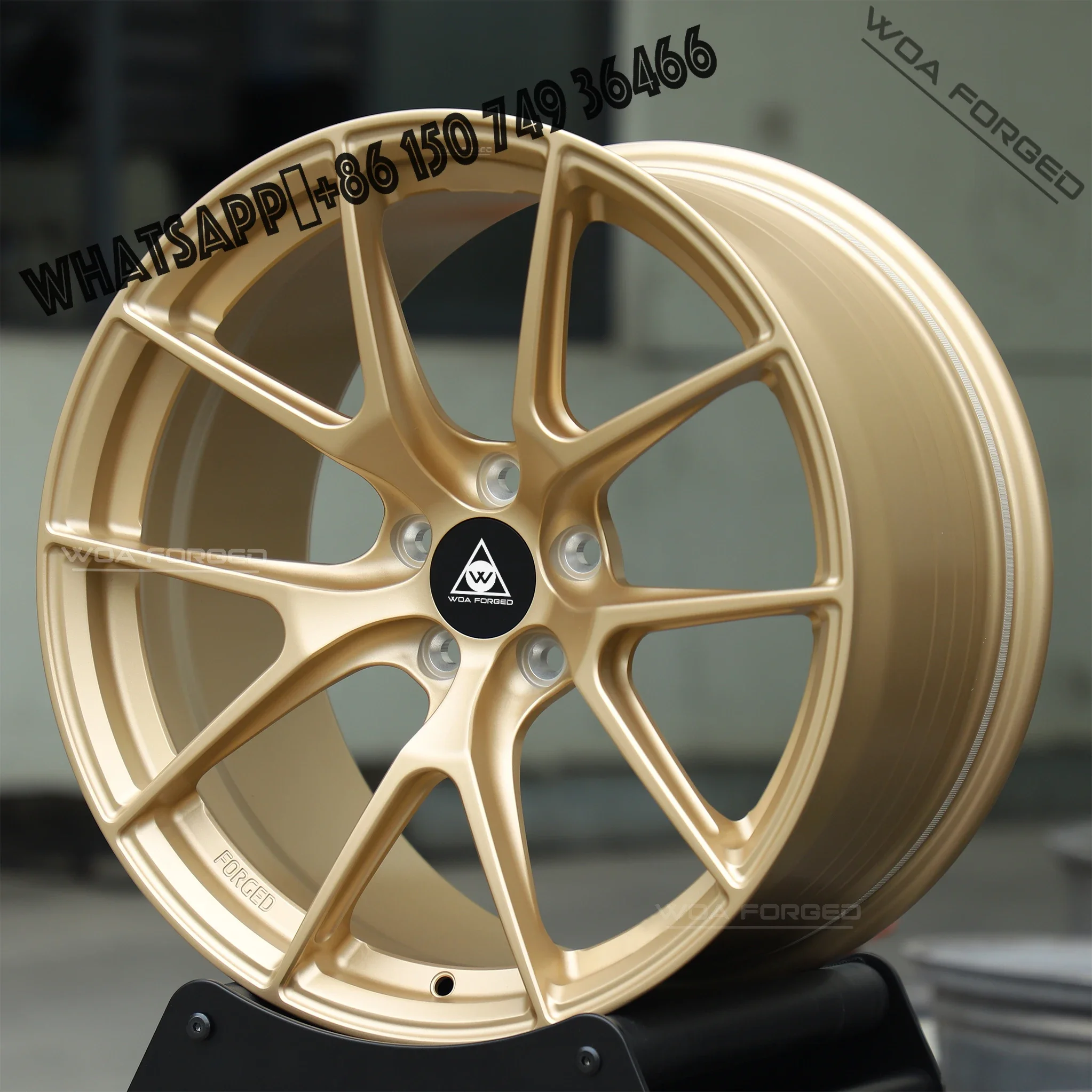 

VS-5RS 18-22 Inch Lightweight Aluminum Forged Wheels Champagne Gold 35mm New High Quality Competitive Fit for BMW Nissan GT GTR