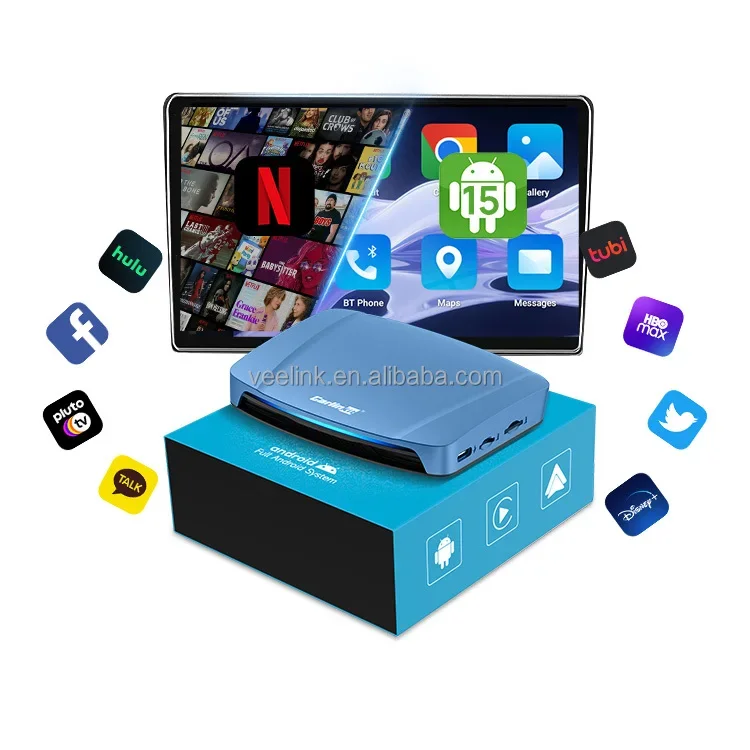 

In stock 8gb 256gb Wireless Carplay Adapter carlinkit Android 15 Ai Box Android Car Radio Play Adaptor Gps 5g Auto Carplay for C