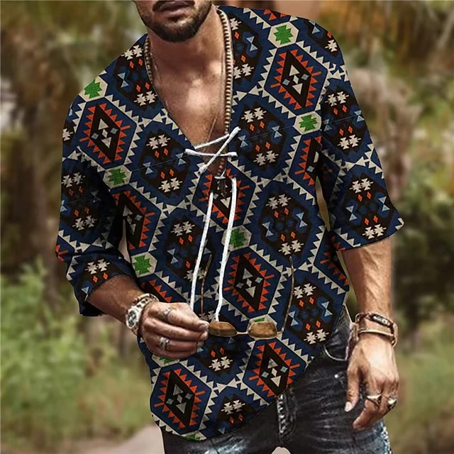Camisas bohemias hombre hotsell