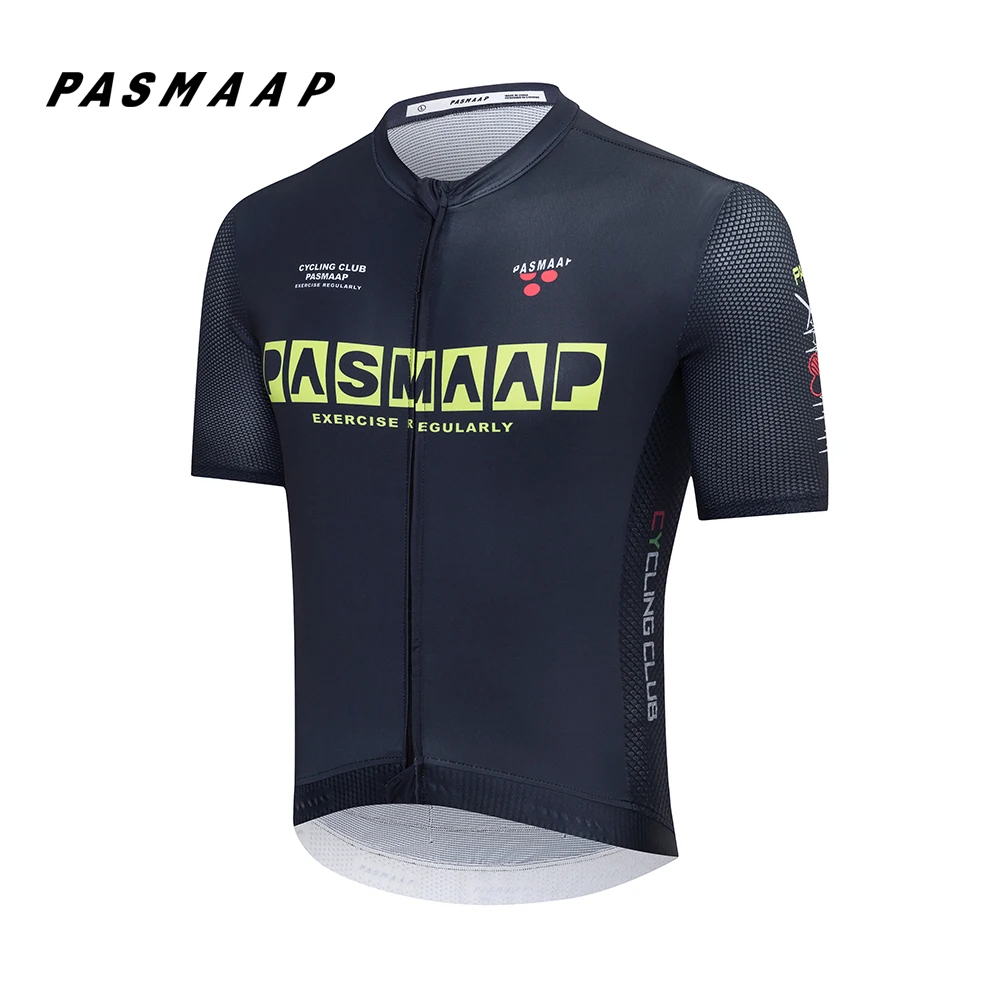 PASMAAP Midsummer Cycling Jersey MTB Road Bicycle Shirt High Quality Pro Team Short Sleeve Bike Clothes Maillot Ciclismo Hombre