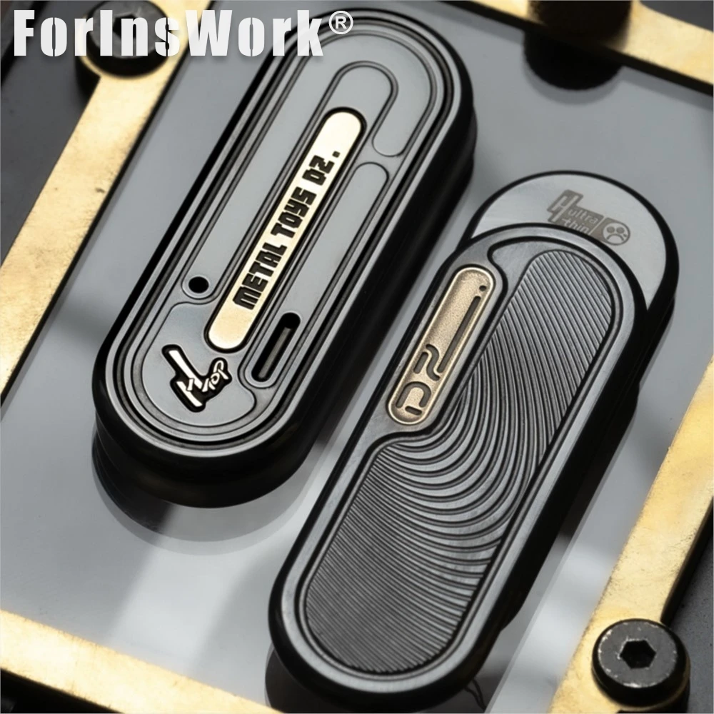 Brinquedos de metal Dz TOP H Mecânico Push Slider Fidgets Slider Cool Toys Gadgets Fidgets Toys