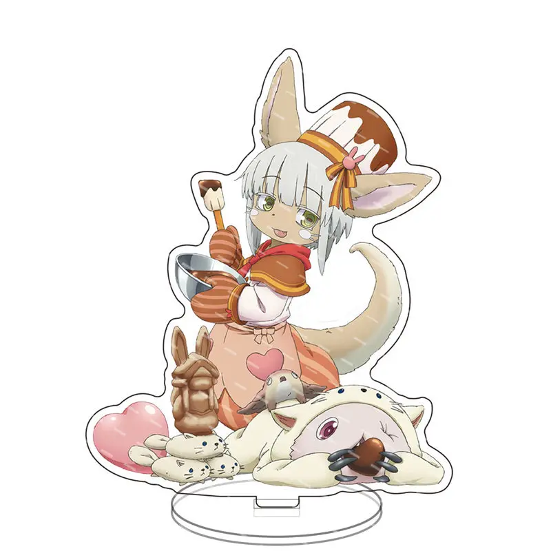 Anime Made in Abyss Figures Nanachi Reg Riko Cosplay Acrylic Stand Model Plate Desk Decor Standing Sign Toy Fans Christmas Gifts