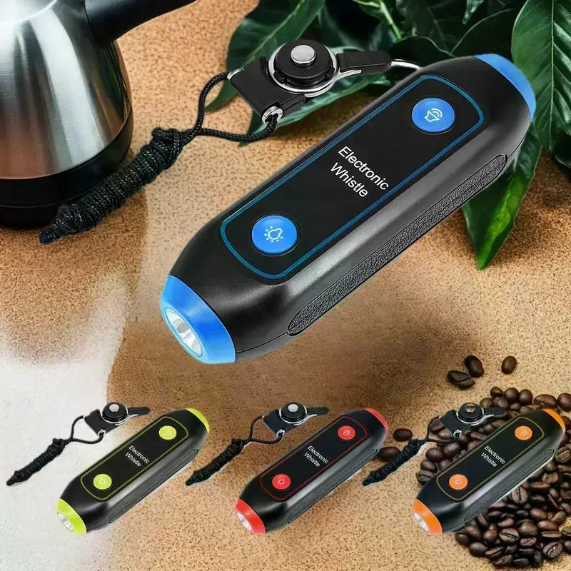 

Электрический свисток рефери со шнурком и фонариком SOS, идеально подходит для тренеров и П.Е. Учителя