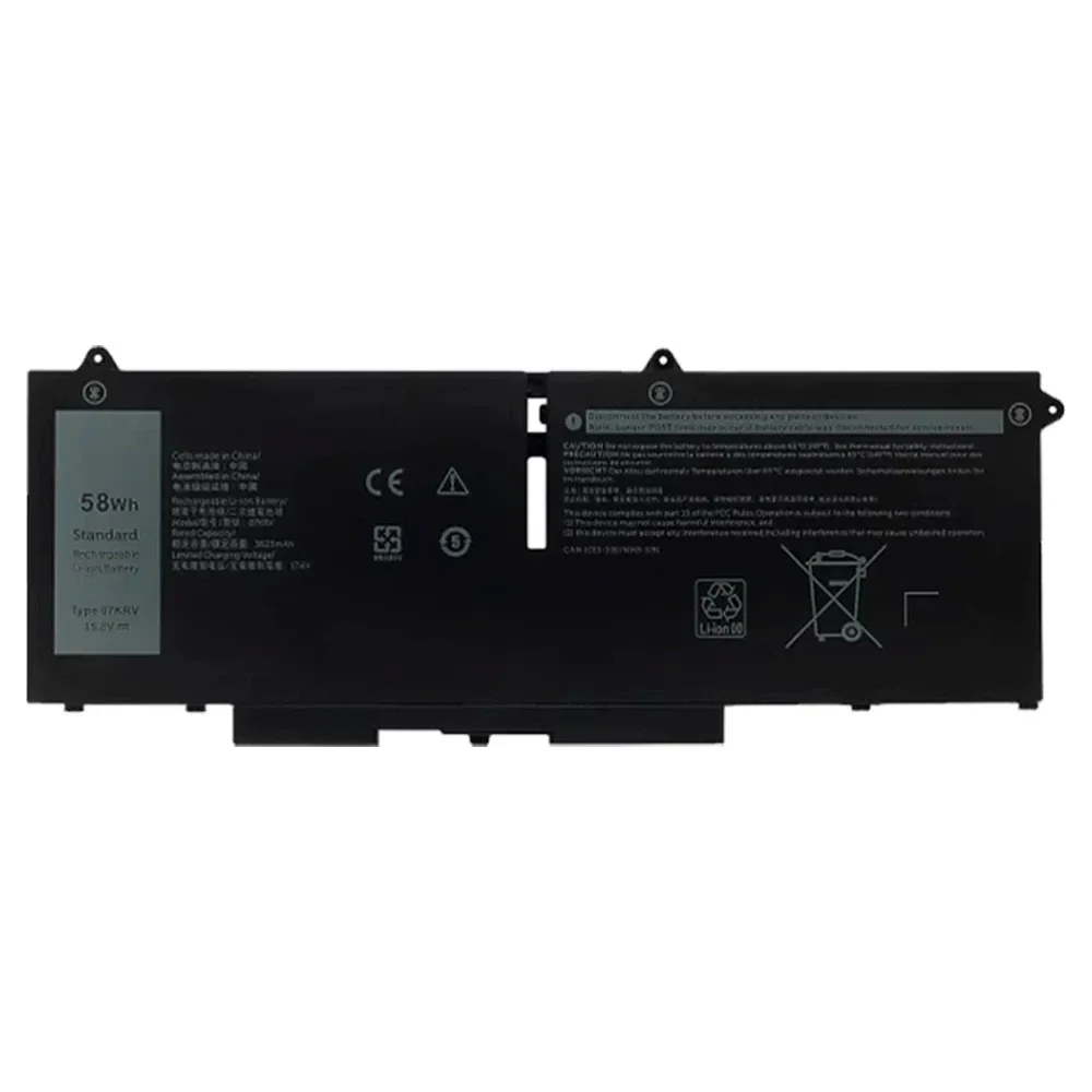 Replacement H4PVC Battery For Dell Latitude 7430 7530 07KRV 15.2V 3625mAh Rechargeable Laptop Battery