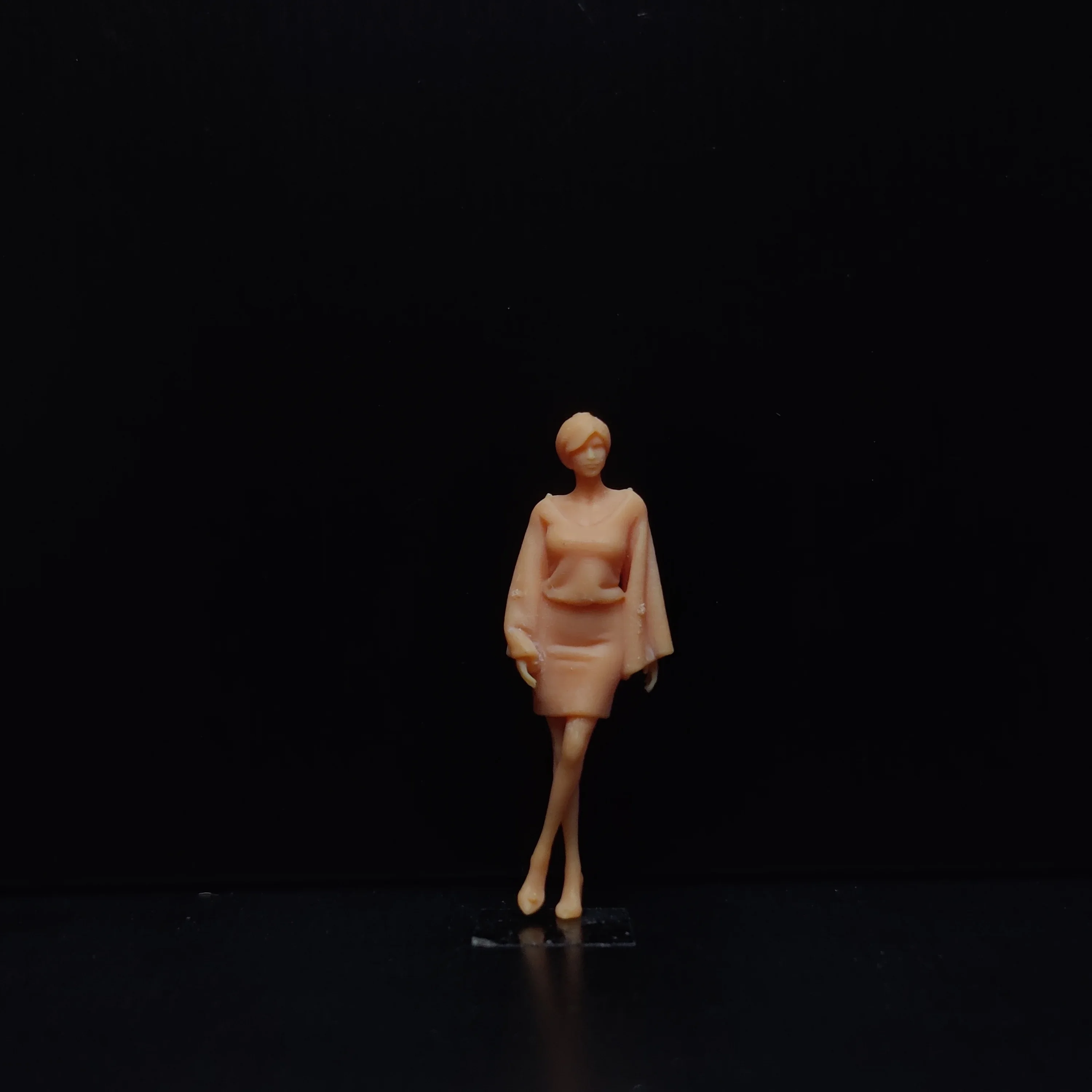 1/64 Modell Harz im Maßstab 1:43 kurzhaarige Schönheit ungefärbte Miniatur Diorama hand bemalt s018