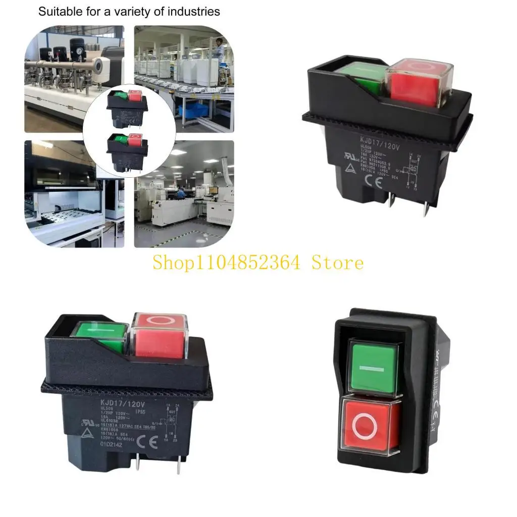 

652F Industrial 120V Электромагнитные переключатели питания.