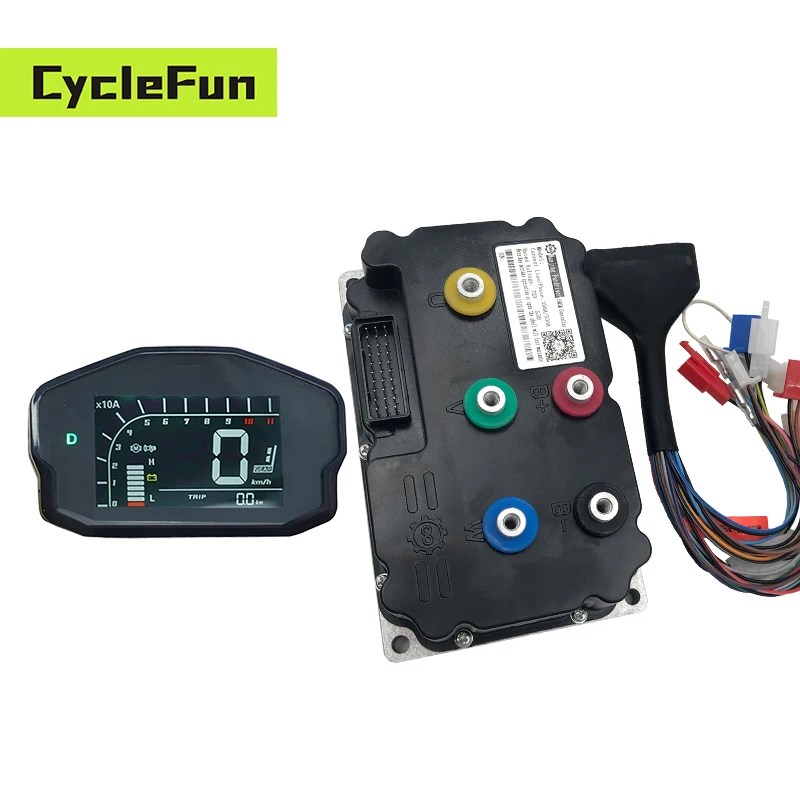 

3000W BLDC FarDriver ND72360 DC 190A Controller Programmable With DKD Speedometer Kit For QS Motor Electric Scooter
